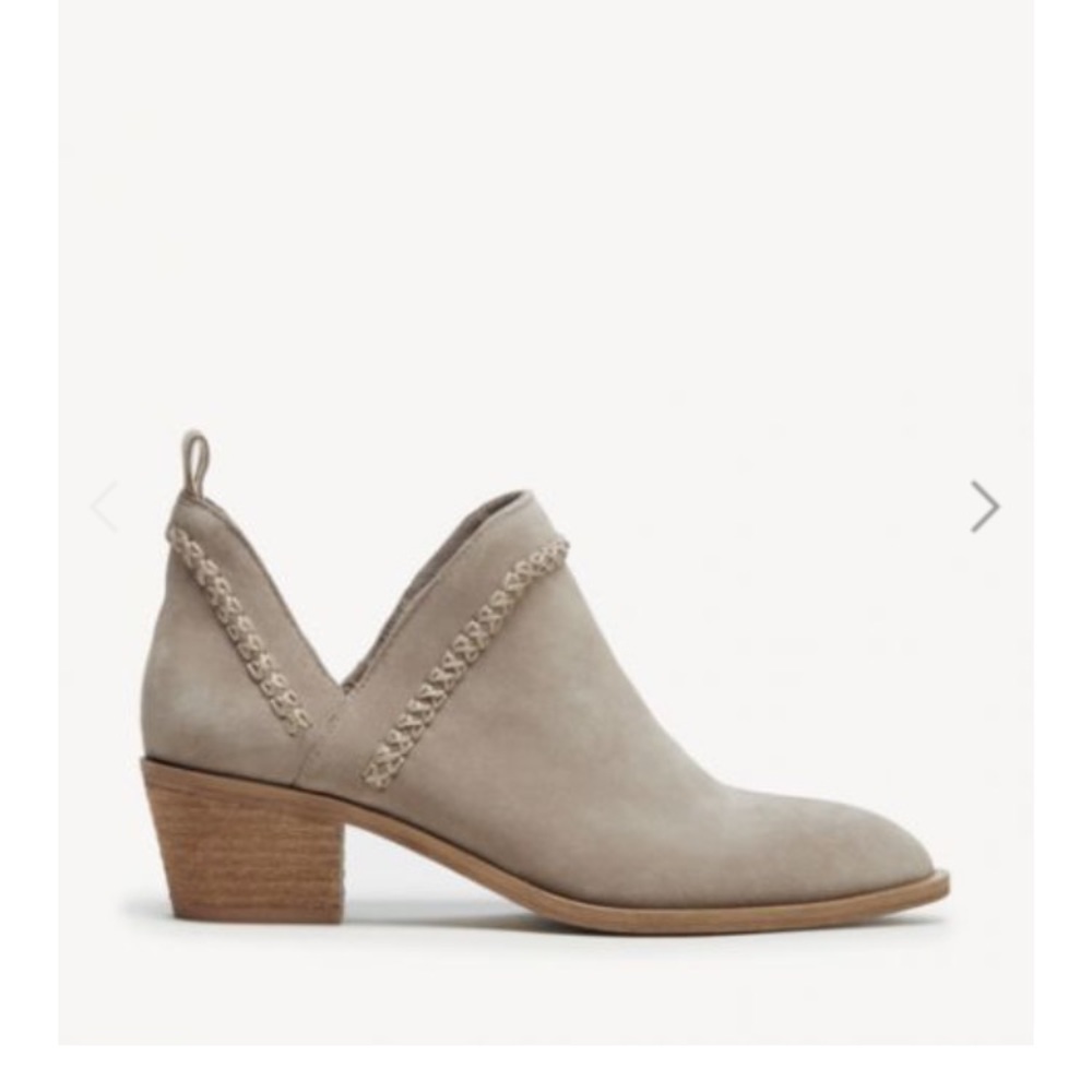 Sole Society NIKKIE Braided Bootie Size 8 Taupe
